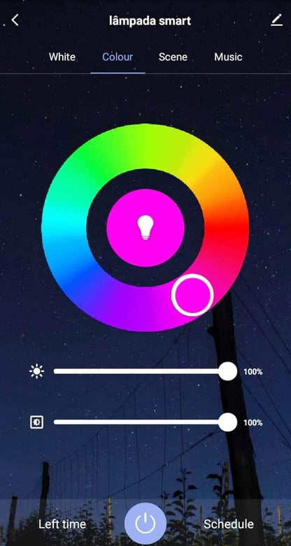 LED lamp colors Smart Wi-Fi Smart Compatible with Alexa