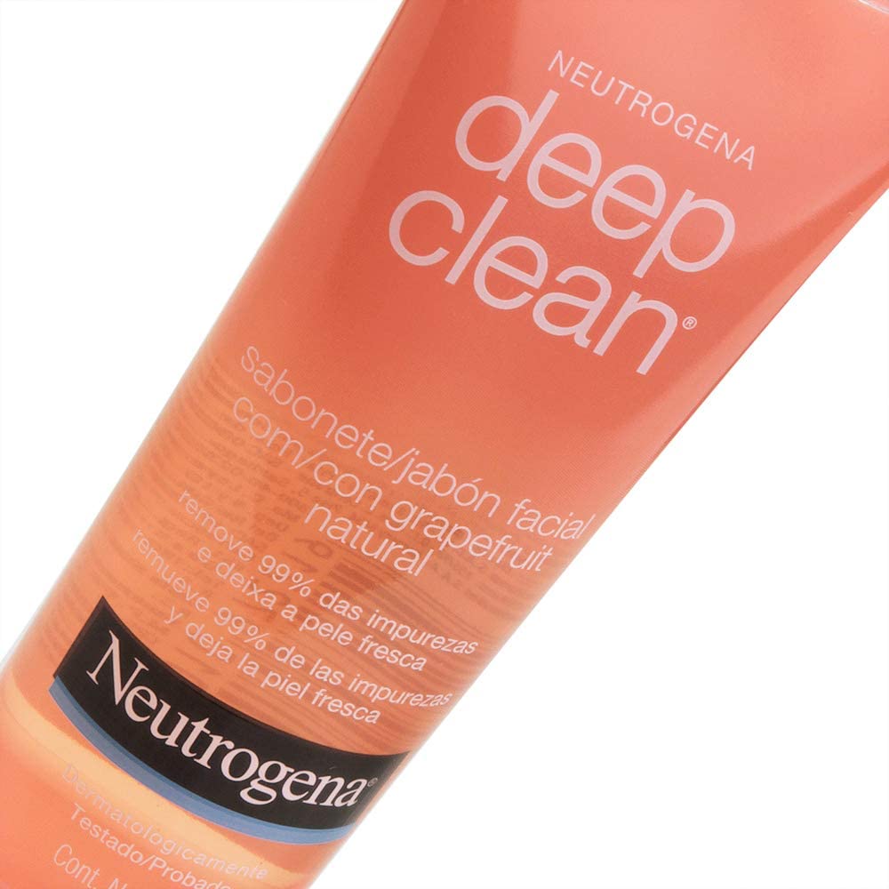 Sabonete Facial Deep Clean Grapefruit, Neutrogena