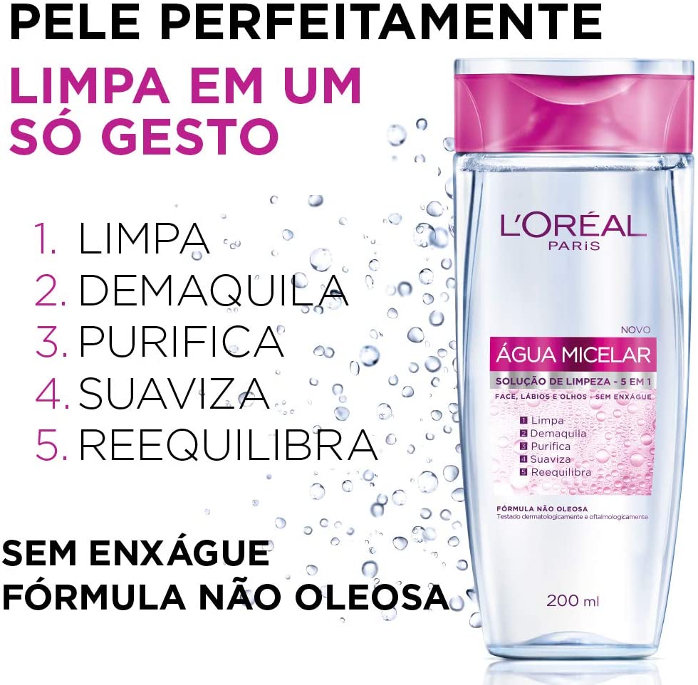 Água Micelar 5 Em 1 L'Oréal Paris