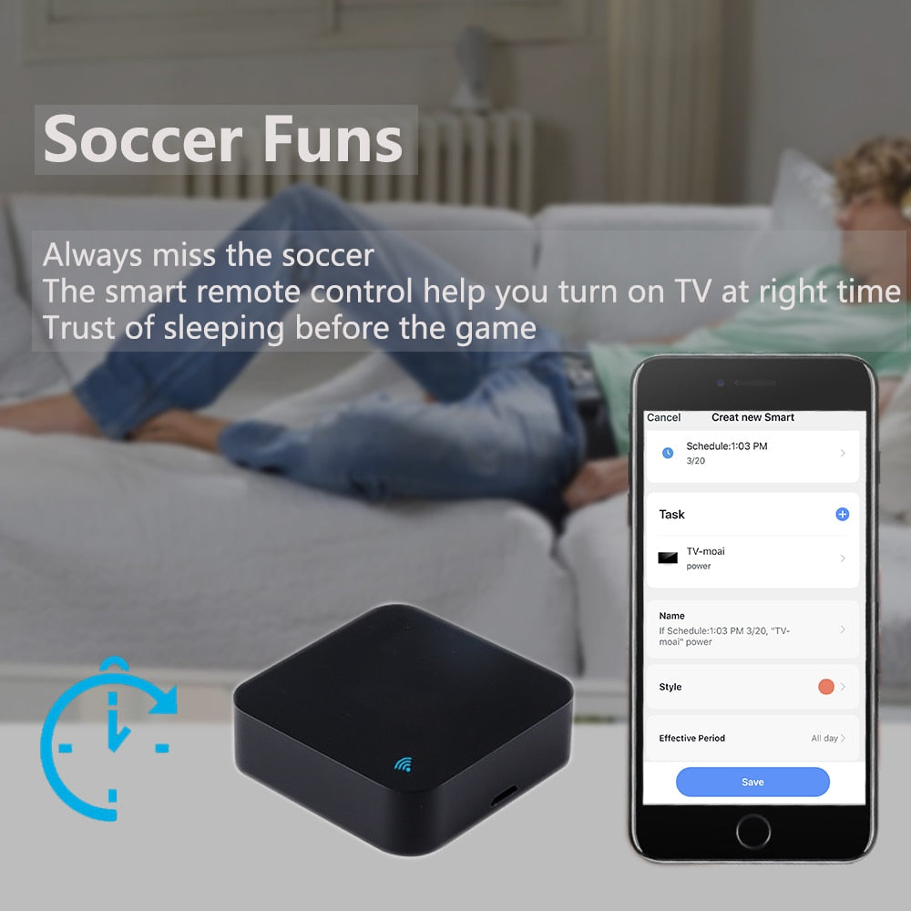 Smart IR Controle Remoto Universal wifi