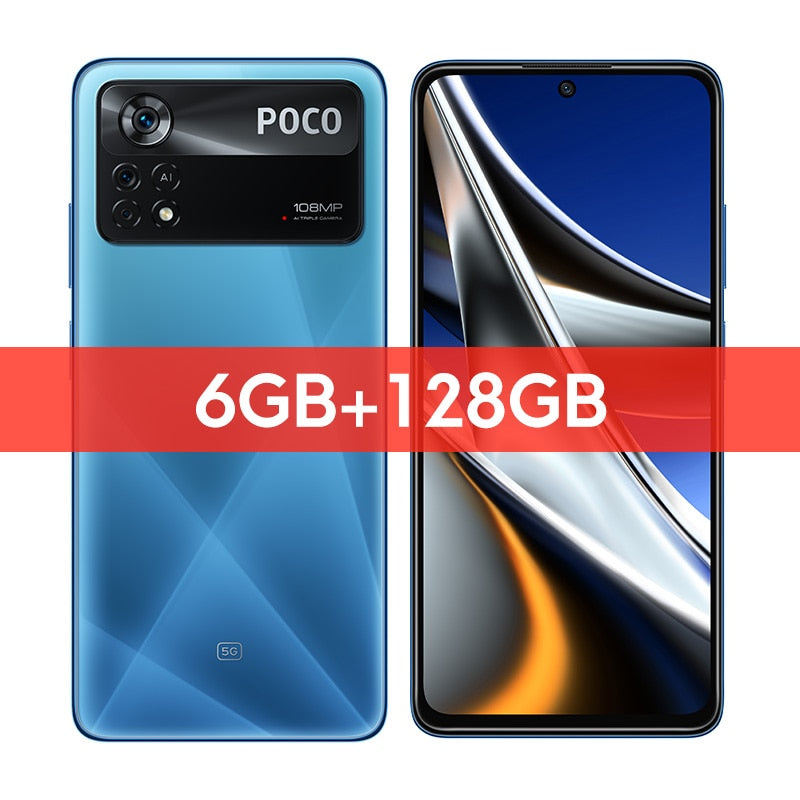 POCO X4 Pro 5G Smartphone Snapdragon 695 6GB/8GB de RAM 128GB/256GB de Armazenamento