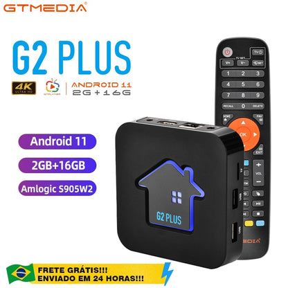 Smart TV BOX GTMEDIA G2 PLUS Android 11 Quad Core 2GB 16GB 2.4G WIFI