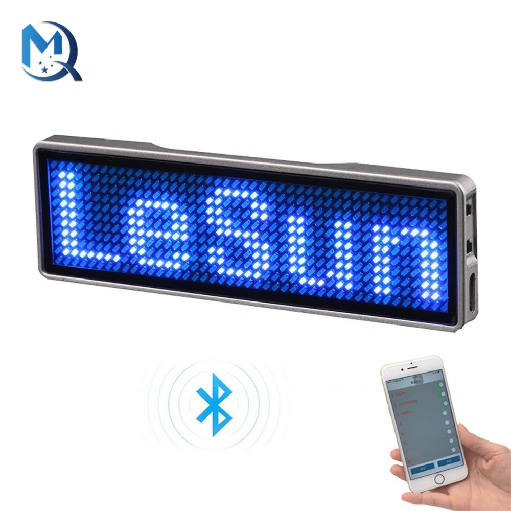 Display led Bluetooth com texto programável pelo celular para decoração