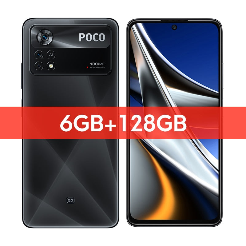 POCO X4 Pro 5G Smartphone Snapdragon 695 6GB/8GB de RAM 128GB/256GB de Armazenamento