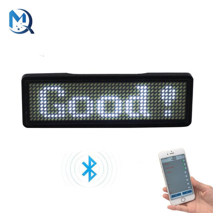 Display led Bluetooth com texto programável pelo celular para decoração