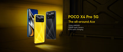 POCO X4 Pro 5G Smartphone Snapdragon 695 6GB/8GB de RAM 128GB/256GB de Armazenamento