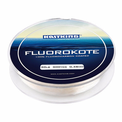 Linha de Pesca com Revestimento de Fluorocarbono KastKing 300Yd