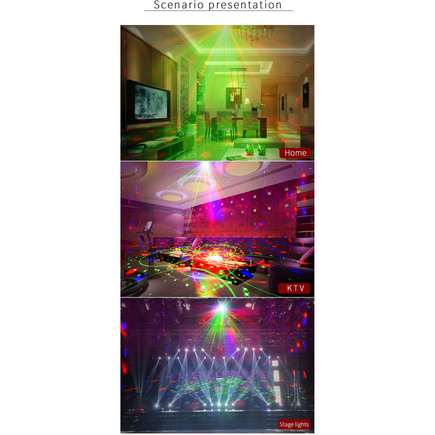 Dj party light projector