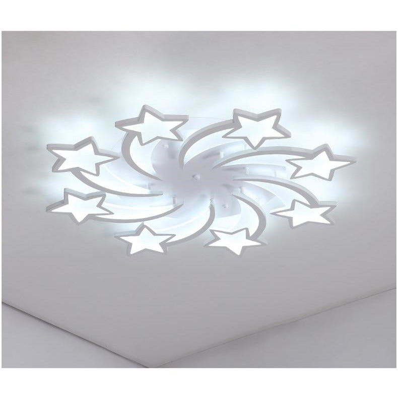 Luminária LED com design elegante Estrela Cadente