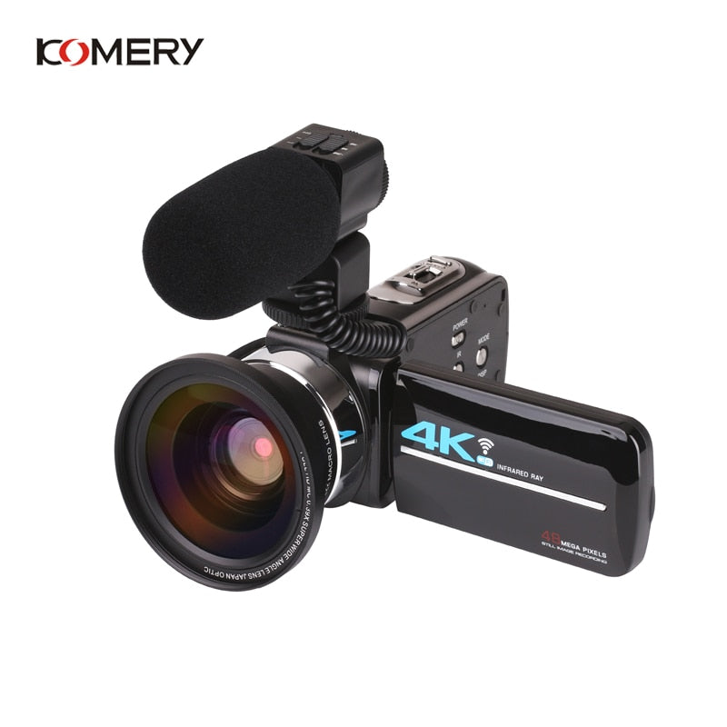 Lançamento Câmera KOMERY 4K para Live Online