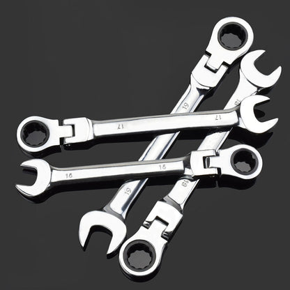 Kit 12 flexible ratchet wrenches