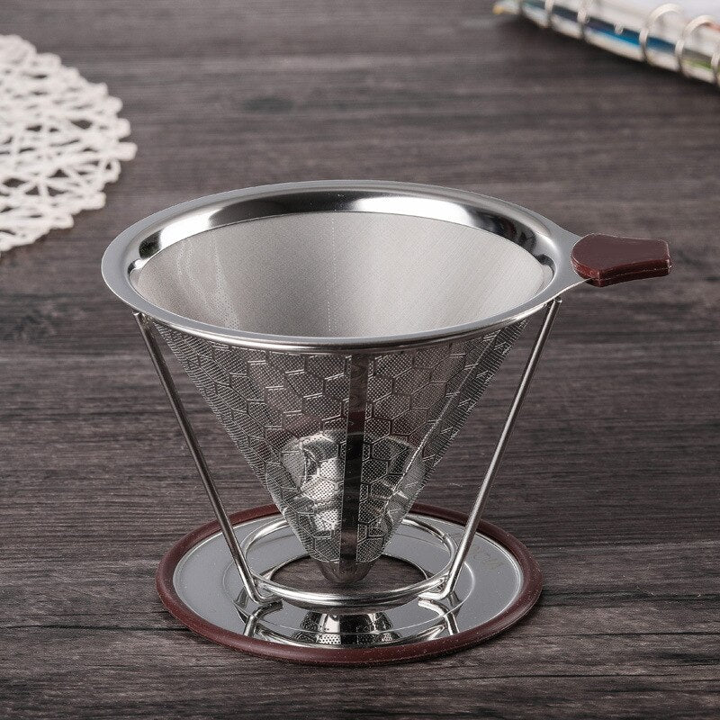 Double Stainless Steel Coffee Filter