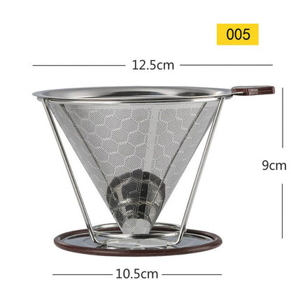 Double Stainless Steel Coffee Filter
