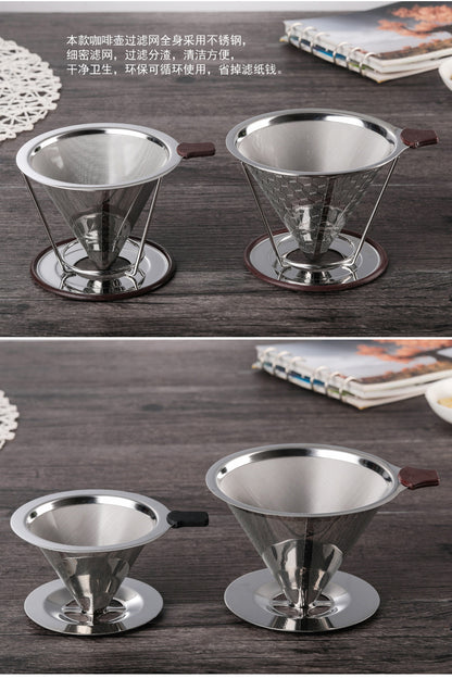 Double Stainless Steel Coffee Filter