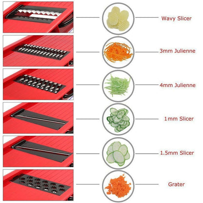 6-in-1 practical vegetable cutter