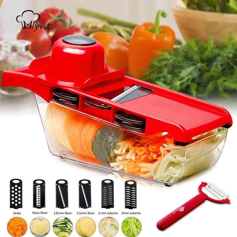 6-in-1 practical vegetable cutter