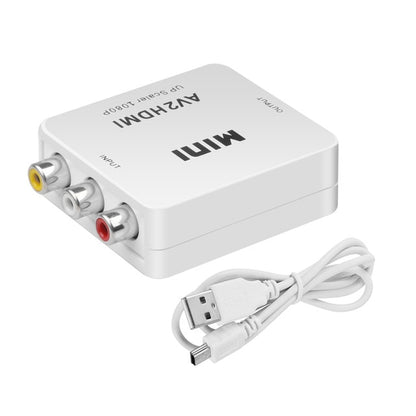 Mini HDMI to RCA AV 1080P converter