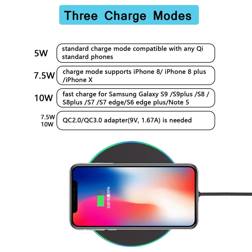 Carregador de celular sem fio 10W