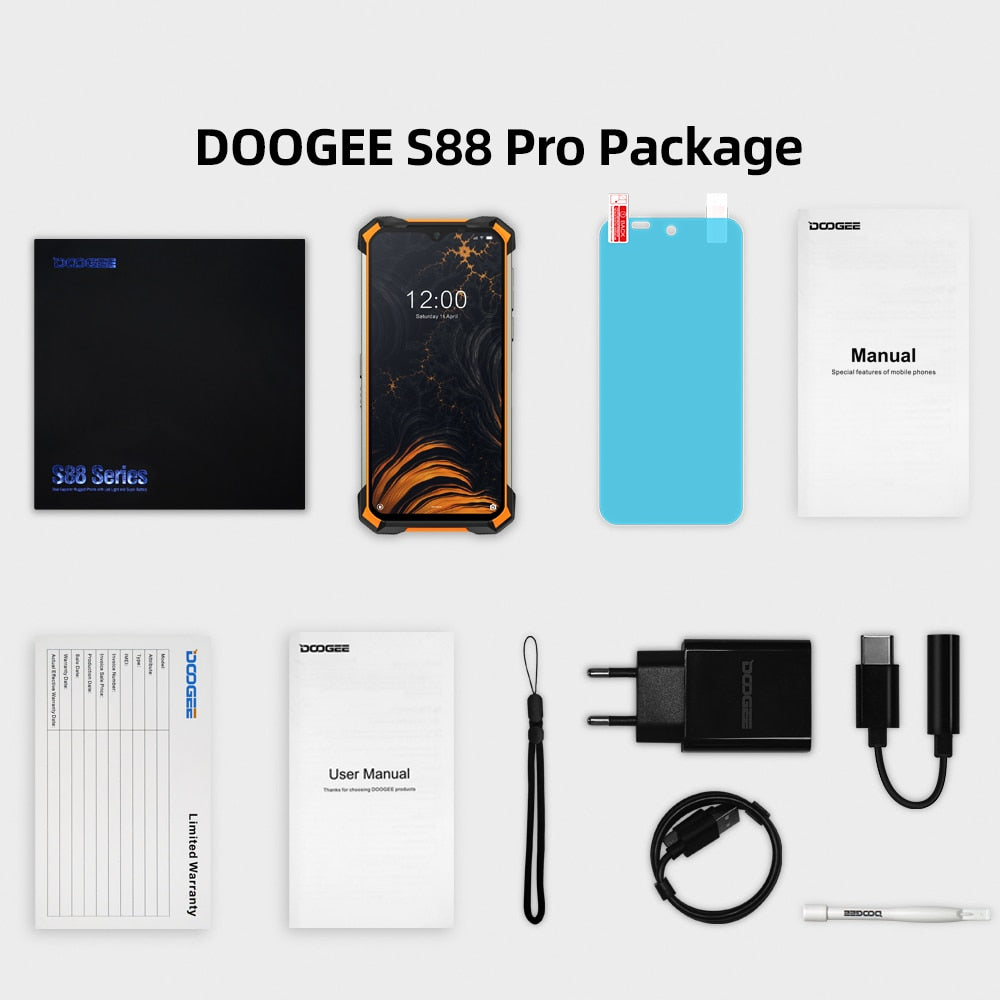 Launch Doogee S88 Pro Mobile Phone