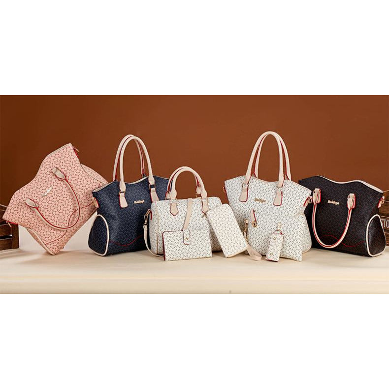 Kit 6 conjunto Bolsas em Couro