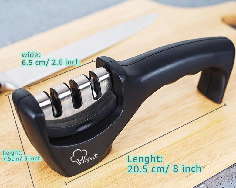 Professional 3 stage knife sharpener