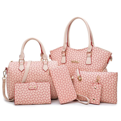 Kit 6 conjunto Bolsas em Couro