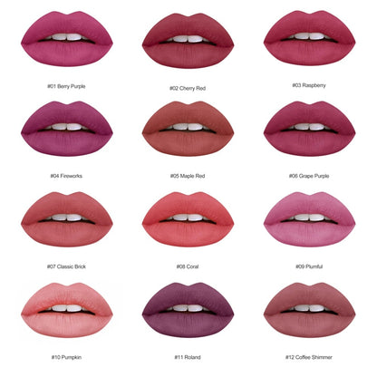 Waterproof long-lasting matte lipstick