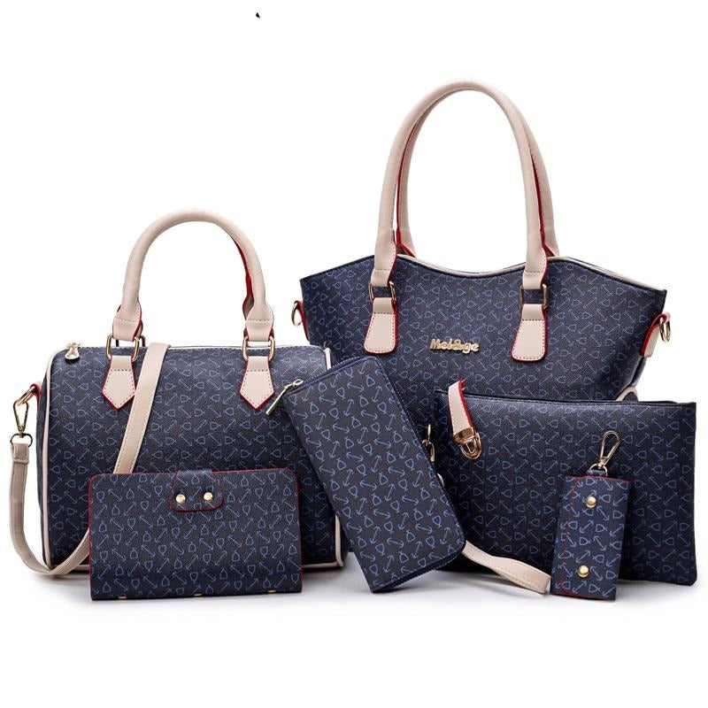 Kit 6 conjunto Bolsas em Couro