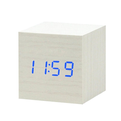 Rustic digital table clock with alarm clock