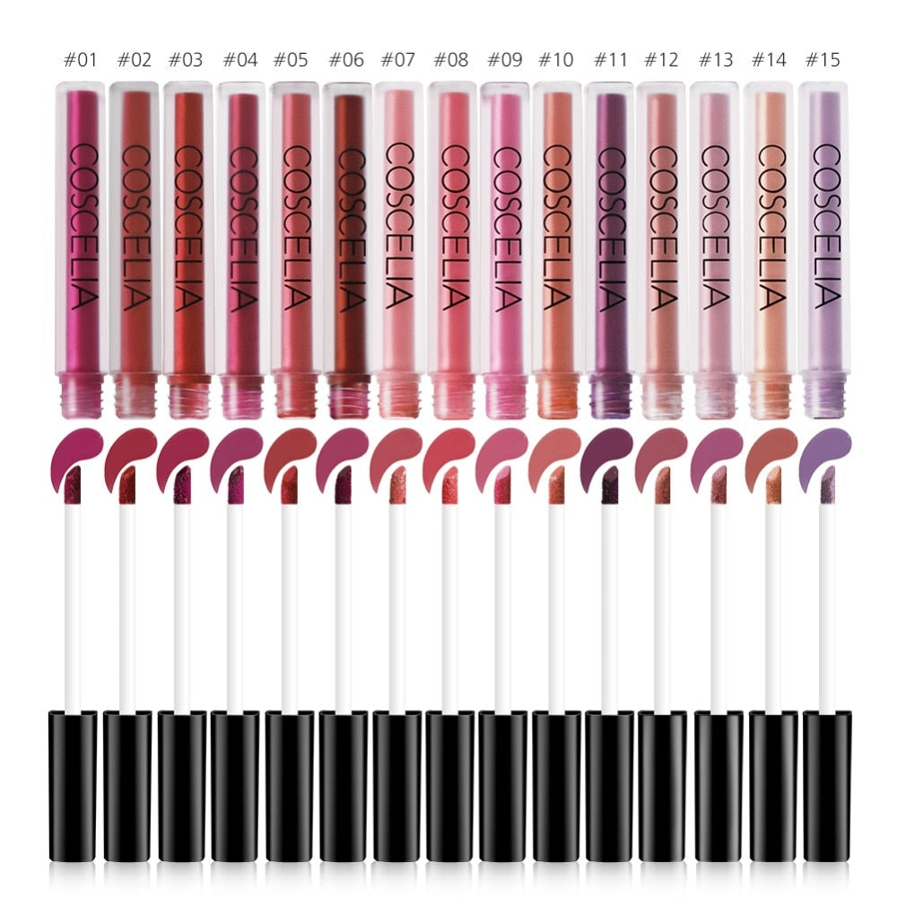 Waterproof long-lasting matte lipstick