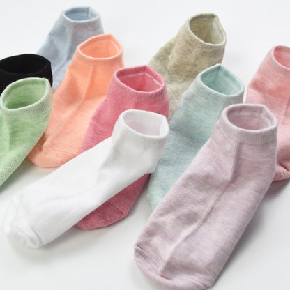 Kit 10 pairs of women's socks in various colors